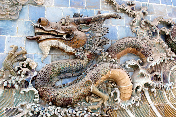 istock The mighty vivid Chinese Dragon 482449207