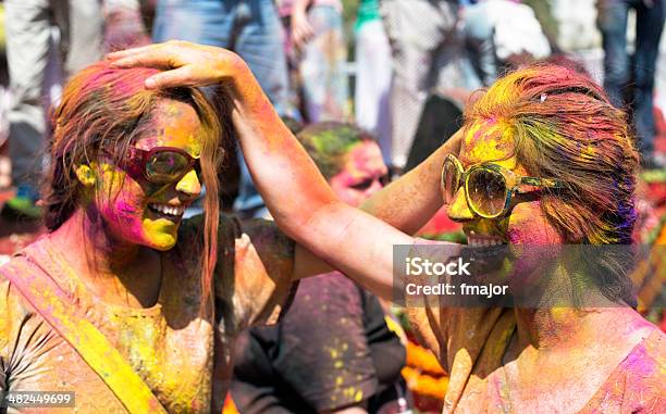 Holi Festival Stock Photo - Download Image Now - Holi, Tourist, Action Painting