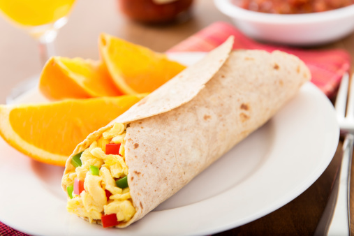 Breakfast Burrito - Please see my portfolio for other food and drink images.