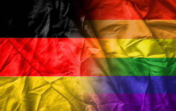 istock Germany and rainbow gay pride flag 482451312