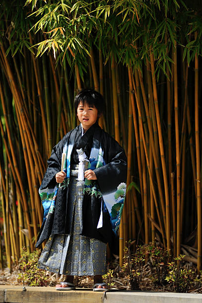 istock Japanese boy in traditional dress 482451904