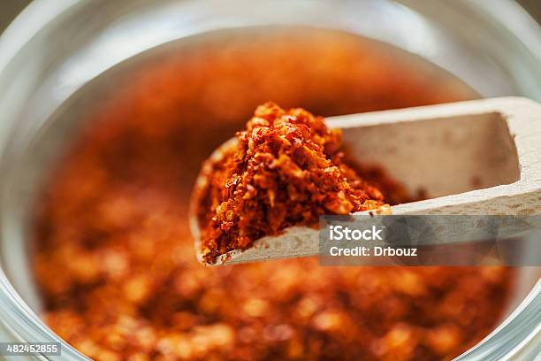 Ground Red Chili Pepper Stock Photo - Download Image Now - Cayenne Powder, Chili Pepper, Chilli Powder