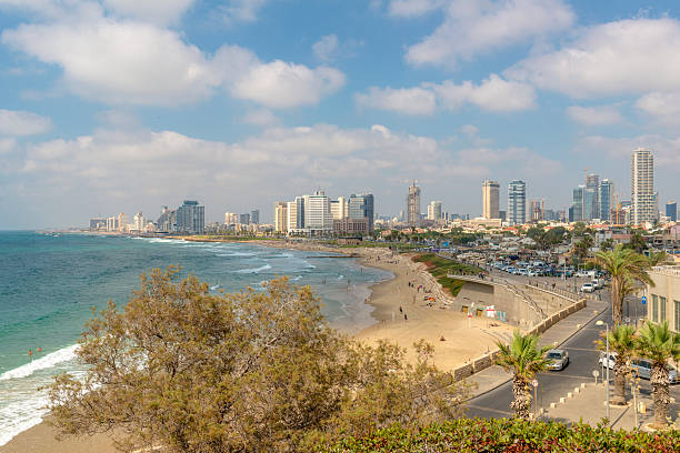 istock Mediterranean beach view in Tel Aviv, Israel 482453588