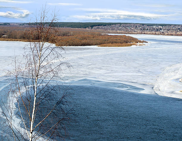 istock Bend of the river in early spring 482454165