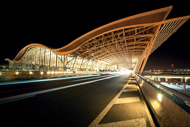 istock Shanghai Airport Night 482455445
