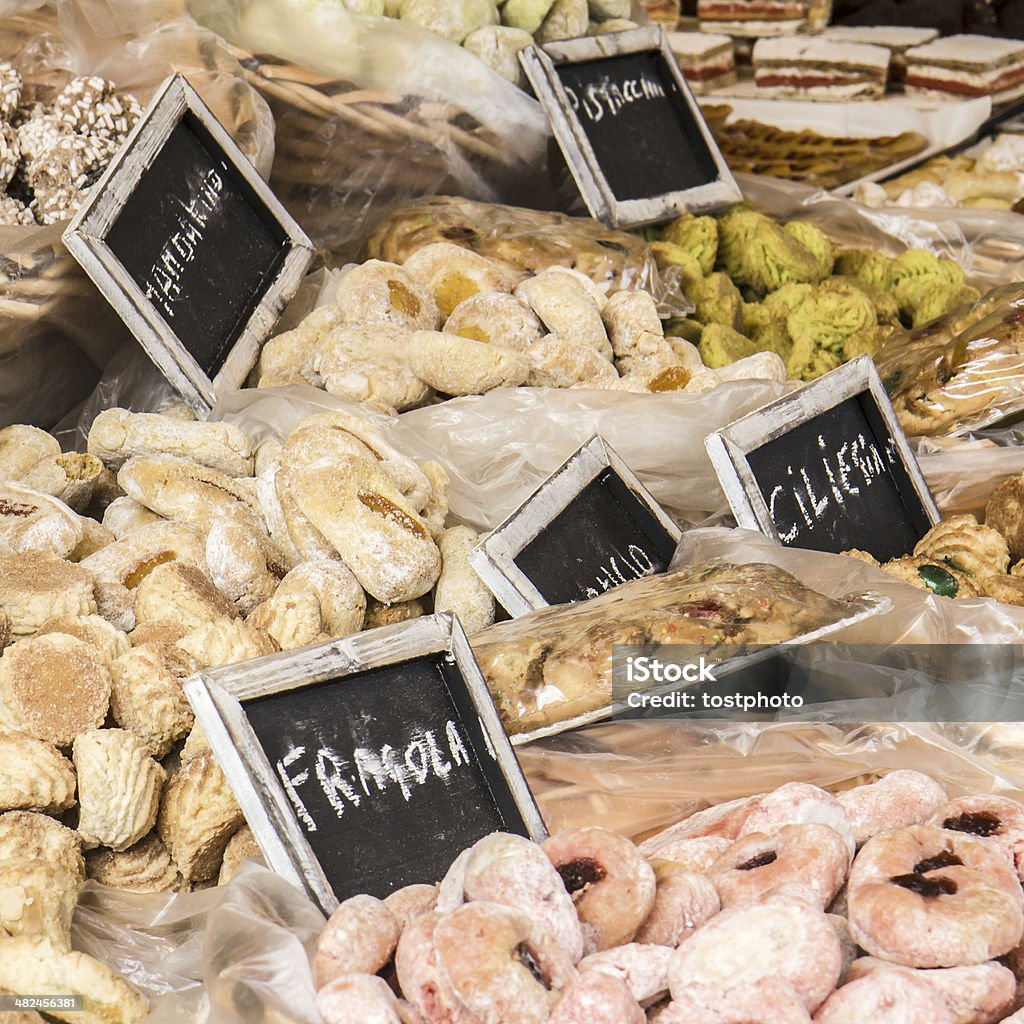 Italiana tradicional biscoitos - Foto de stock de Biscoito royalty-free