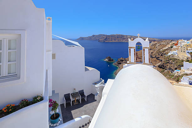 Santorini Greece stock photo