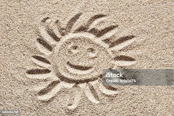 Sand Drawing Stock Photo - Download Image Now - 2015, Backgrounds, Beach