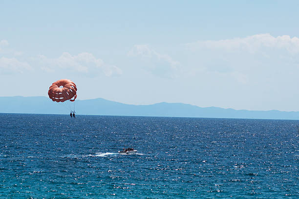 istock Parasailing boat in the sea 482464932