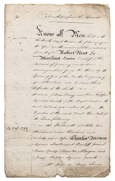 istock Old handwritten letter. Manuscript. Paper background with edges 482466630