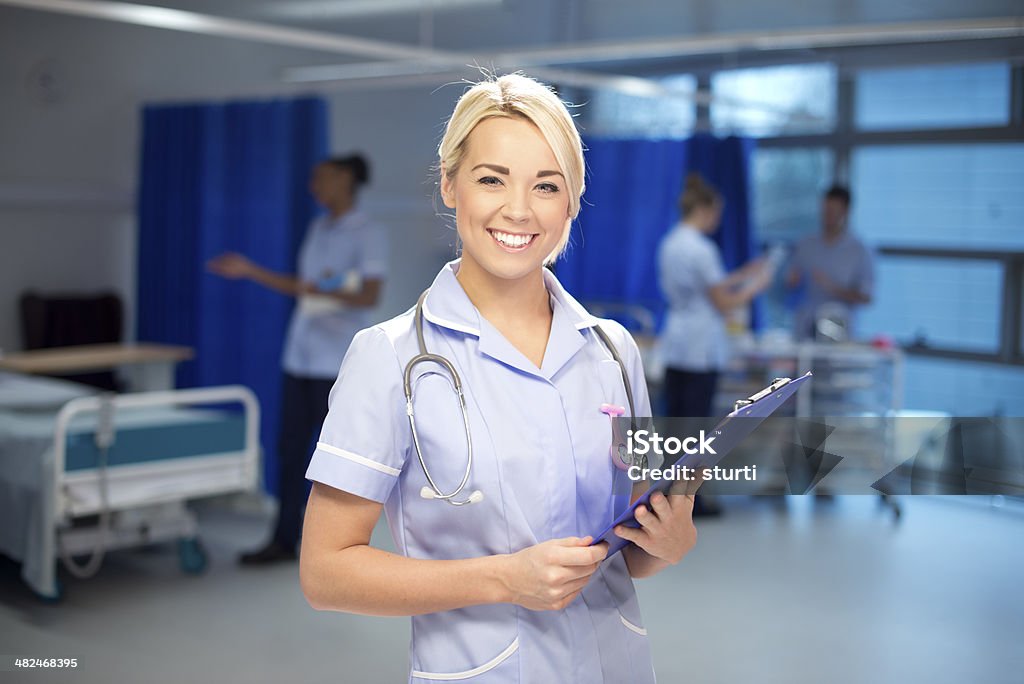 Krankenschwester Porträt - Lizenzfrei Vereinigtes Königreich Stock-Foto