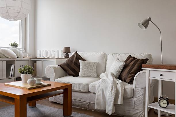istock Small cozy living room 482473360
