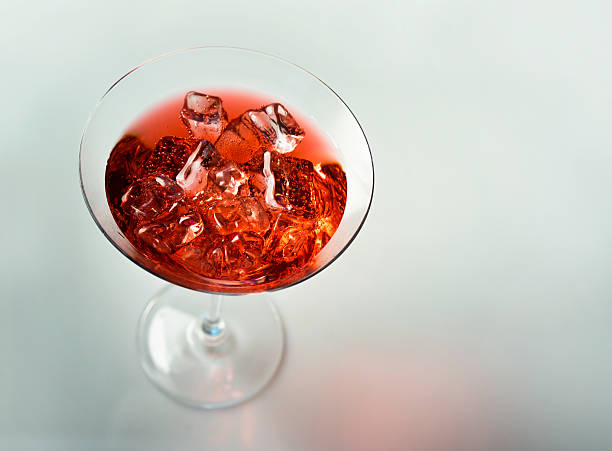 istock Wineglass with the wine and ice 482473532
