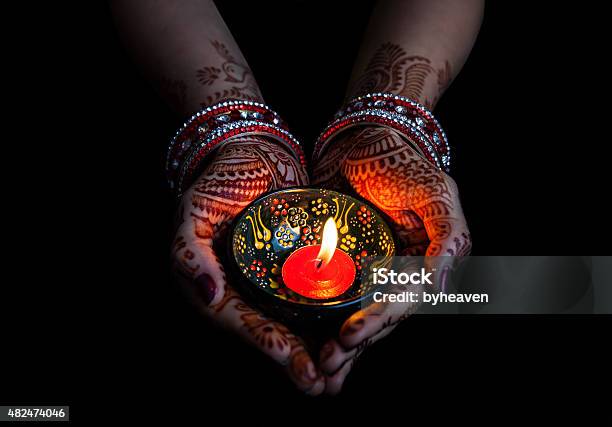 Diwali Celebration Stock Photo - Download Image Now - Diwali, Candle, Celebration