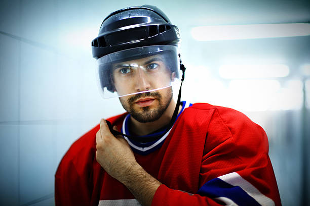 istock Ice hockey player before the game. 482474447