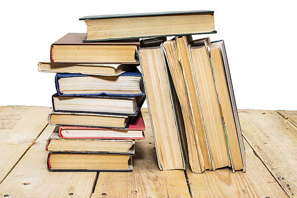 istock Pile of books on a white background 482475062