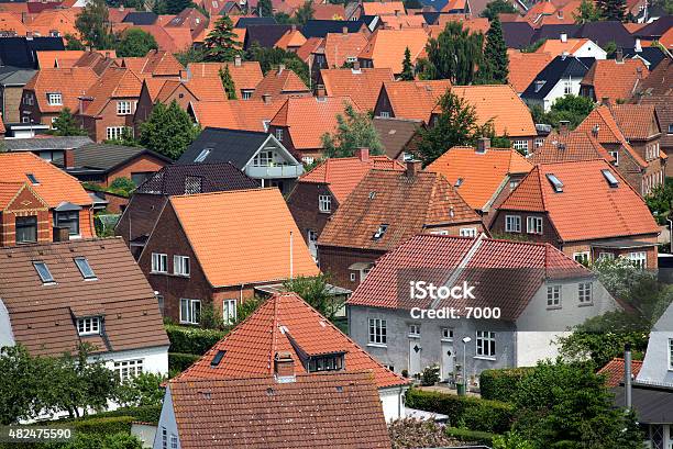 Fredericia Stock Photo - Download Image Now - Denmark, House, Rooftop