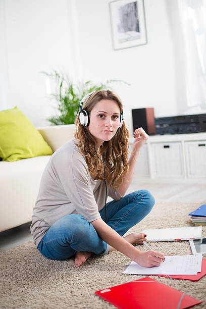 istock Young women relaxed at home 482476623