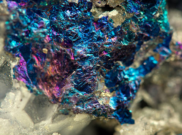 istock Crystal,nugget, gold, bronze, copper, iron. Macro. Extreme close 482478095