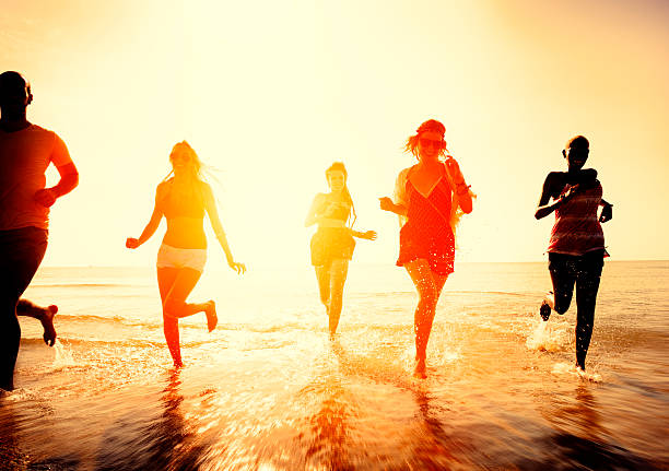 istock Friendship Freedom Beach Summer Holiday Concept 482480720