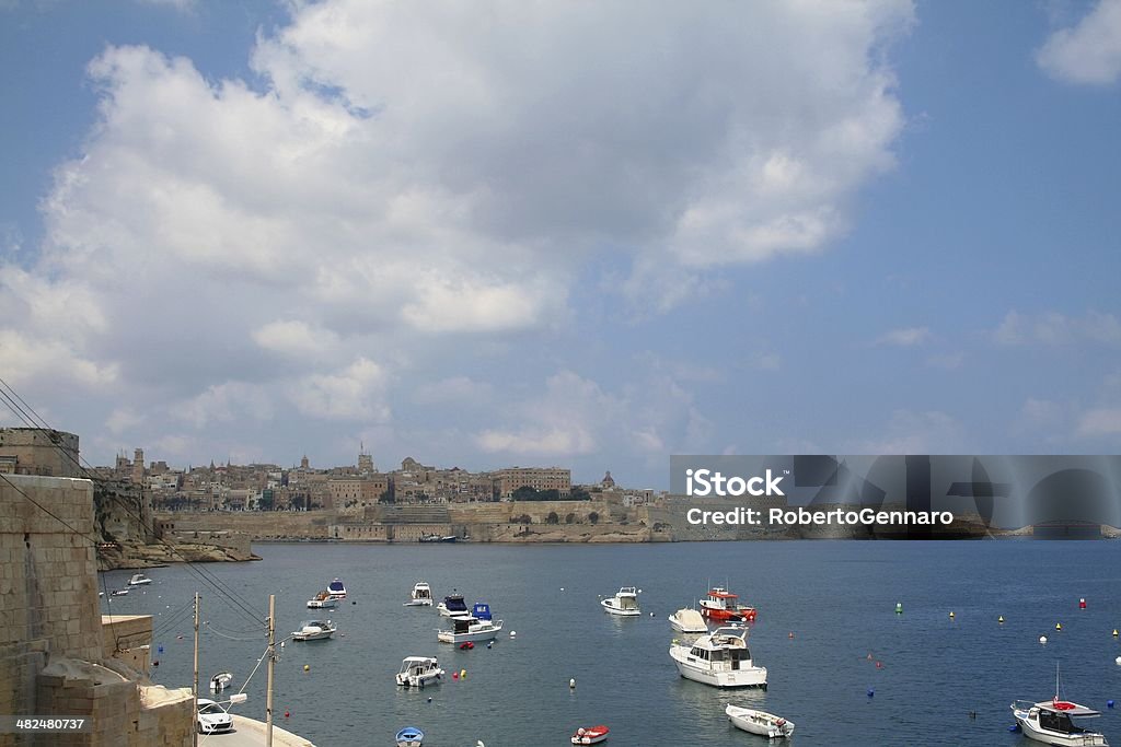 Porto di La Valletta.  Malta. - Foto stock royalty-free di Malta