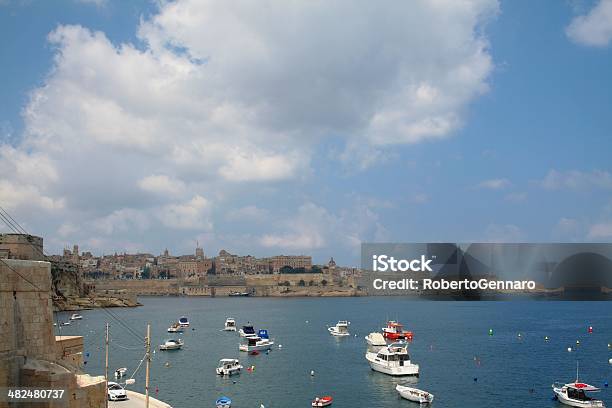 Porto Di La Valletta Malta - Fotografie stock e altre immagini di Malta - Malta, Piccola cittadina, Acqua