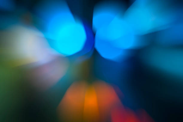 istock colorful bokeh light from traffic, abstract color background 482481064