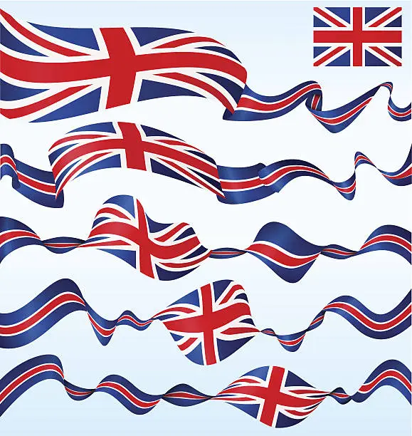 Vector illustration of Great Britain - banners