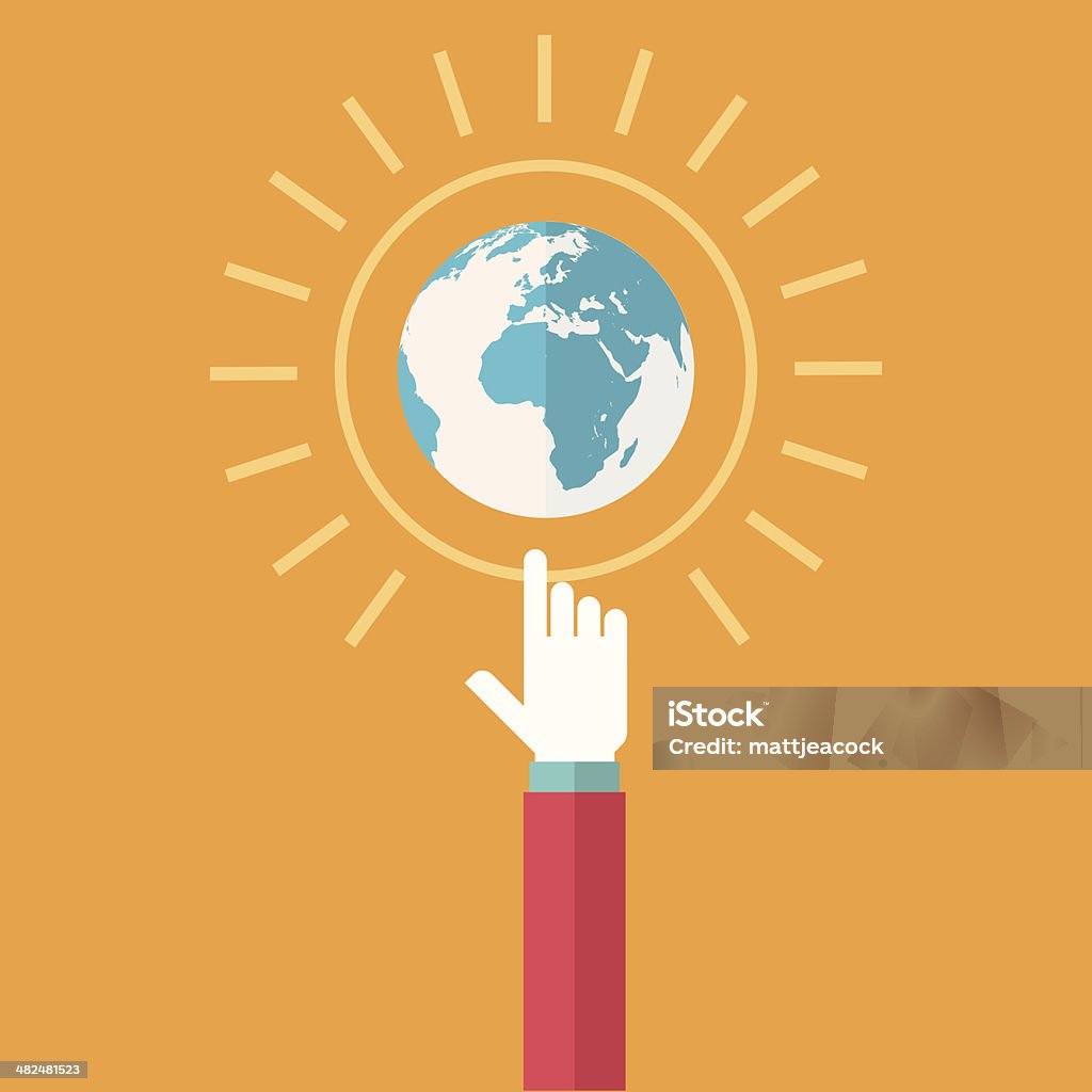 Global reach Global stock vector