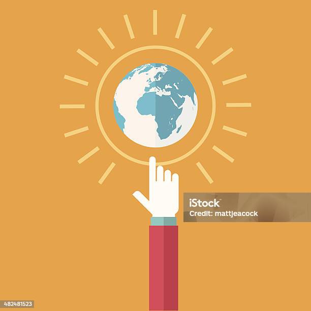 Global Reach Stock Illustration - Download Image Now - Global, Global Business, Global Communications