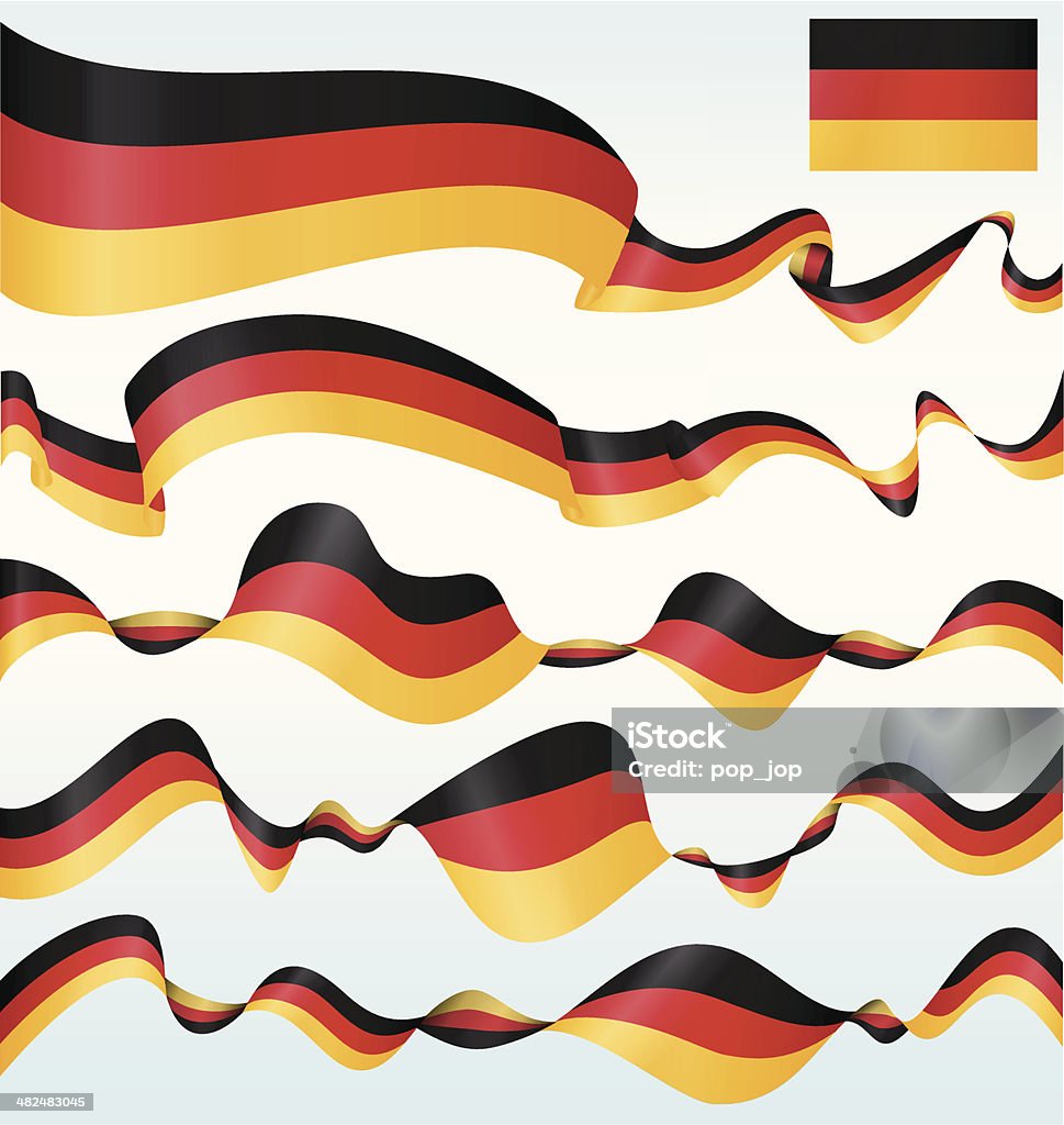 Bannières en Allemagne - clipart vectoriel de Ruban - Mercerie libre de droits