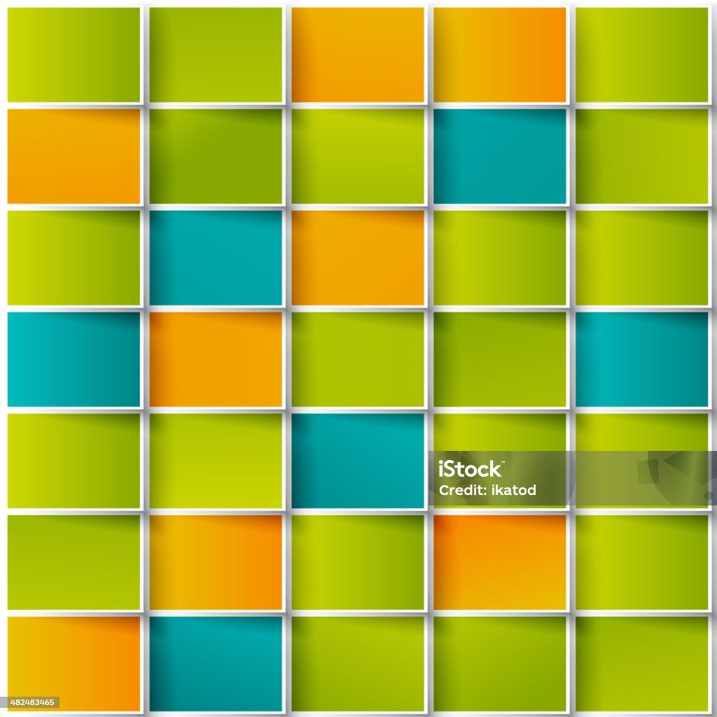 Vector de fondo abstracto squares. color - arte vectorial de Abstracto libre de derechos