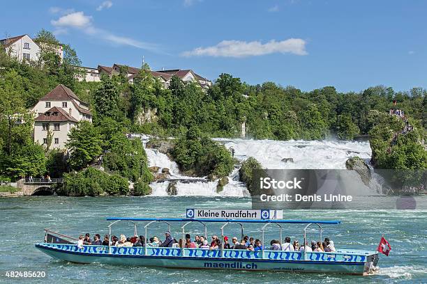 Rhine Falls Stock Photo - Download Image Now - 2015, Blue, Building Exterior