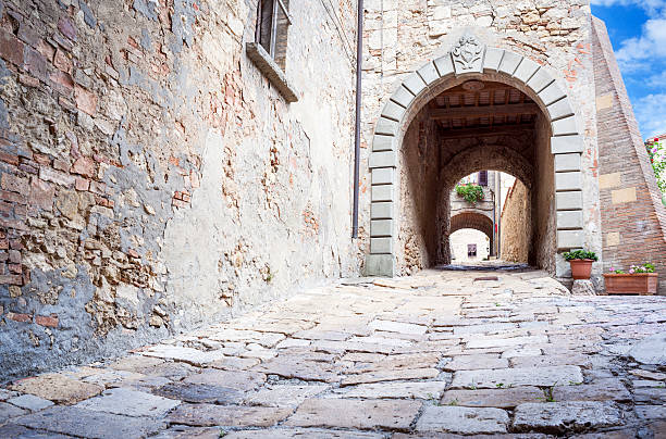 istock Alley And Arch, Tuscany Italy 482487065