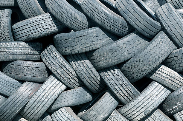 istock Used and discarded car tires 482487785