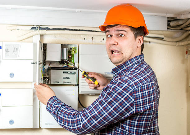 istock electrician got high voltage shock while repairing electrical sy 482490844