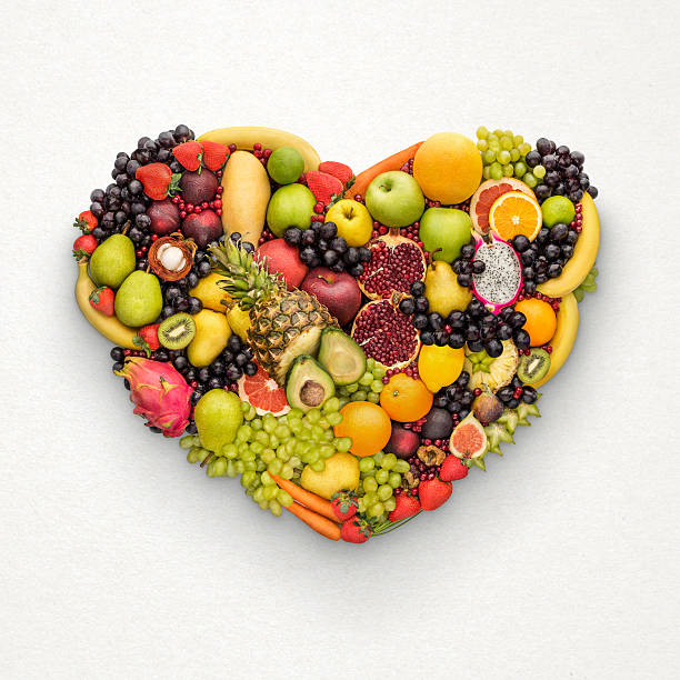 istock Healthy fruity heart. 482490878