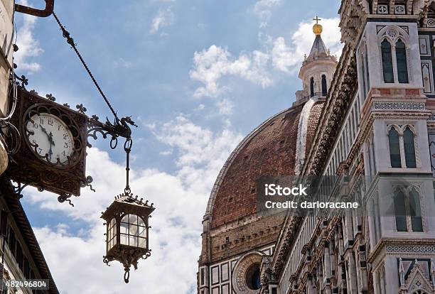 Old Clock In Florence Stock Photo - Download Image Now - 2015, Architecture, Building Exterior