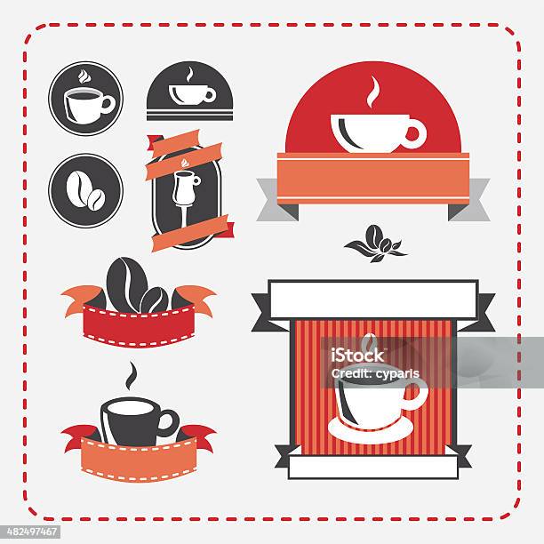 Vintage Coffee Set Stock Illustration - Download Image Now - Cafe, Coffee - Drink, Coffee Cup