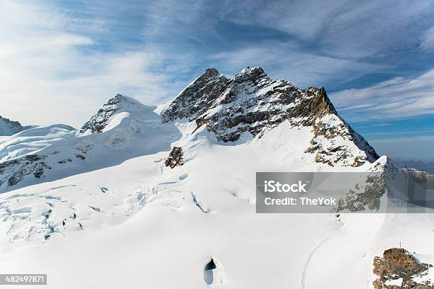 Jungfraujoch Parte De Los Alpes Suizos Foto de stock y más banco de imágenes de Actividades recreativas - Actividades recreativas, Aire libre, Alpes Europeos