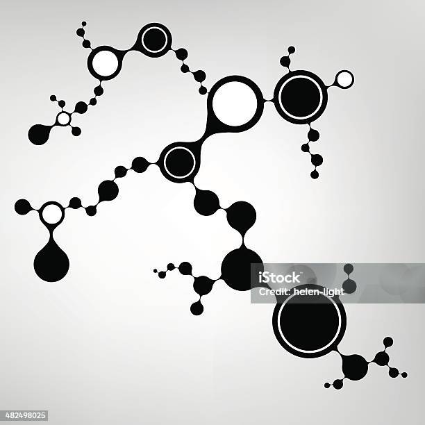 Dna 분자 구조 배경기술 2차 도형에 대한 스톡 벡터 아트 및 기타 이미지 - 2차 도형, 3차원 형태, DNA