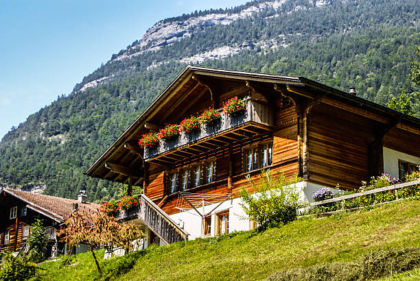 istock evolene,Old houses in Switzerland 482498205