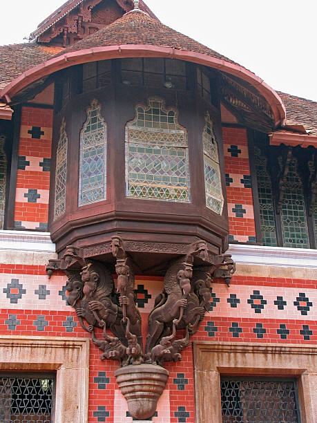 istock Woodcarvings on Kuthirarnalika Palace Museum 482498465