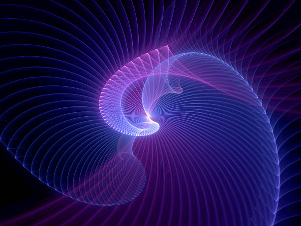 istock Colorful fractal backdrop with glowing lines of plasma 482500203