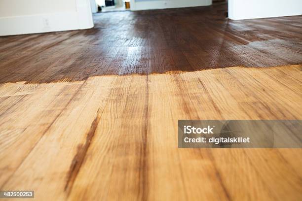 Refinish Wood Floors Stock Photo - Download Image Now - Hardwood Floor, Flooring, Adult