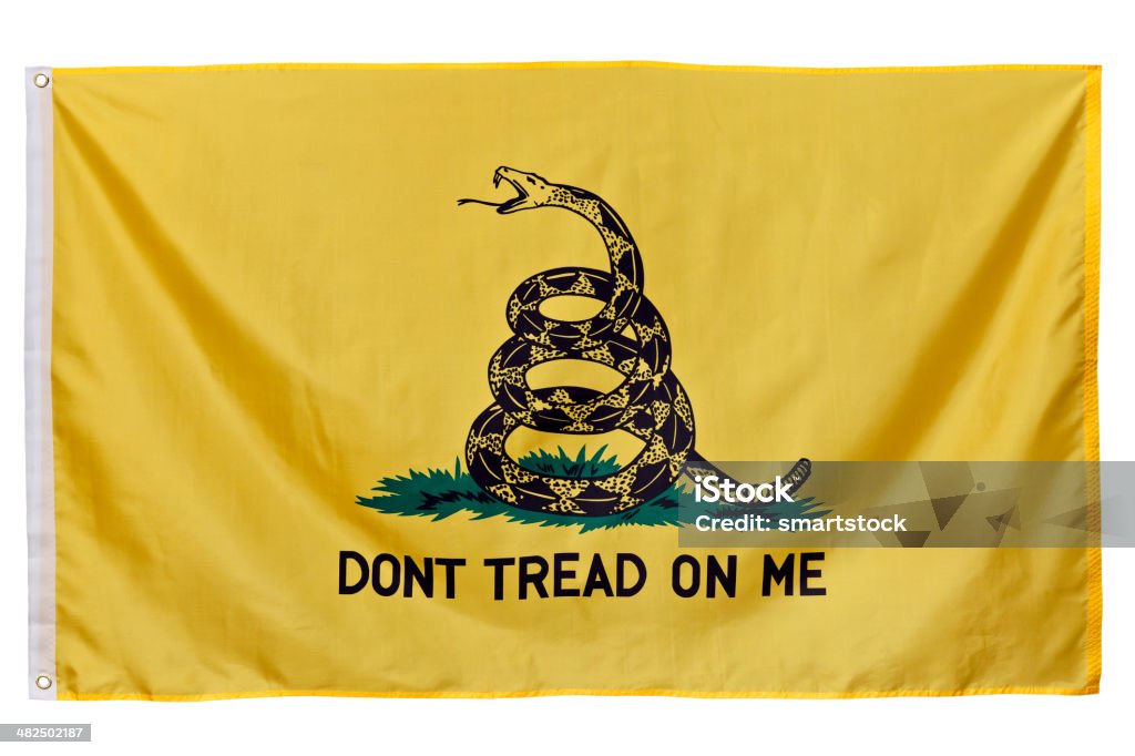 Dont rodadura en mí histórico bandera de los Estados Unidos - Foto de stock de Bandera libre de derechos
