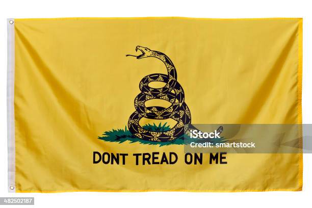 Non Battistrada Su Di Me Storica Bandiera Usa - Fotografie stock e altre immagini di Bandiera - Bandiera, Movimento Tea Party, Evento storico