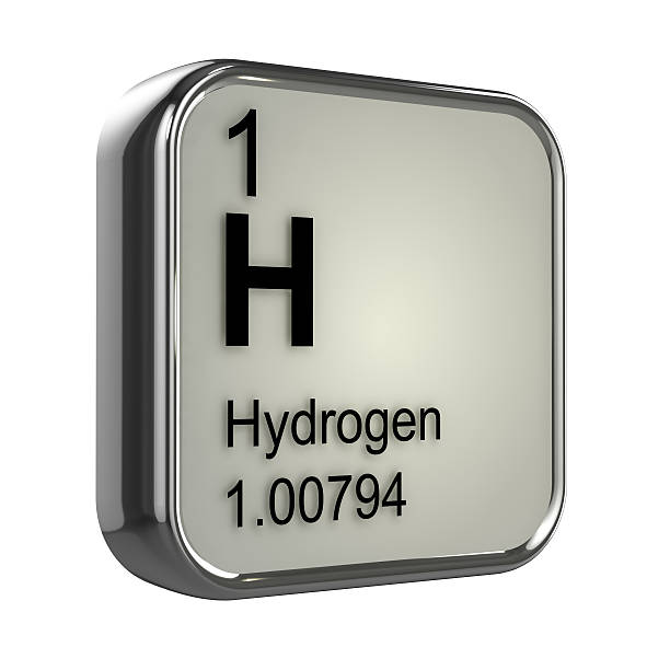 3 d elemento de hidrogénio - periodic table chemistry science molecule imagens e fotografias de stock