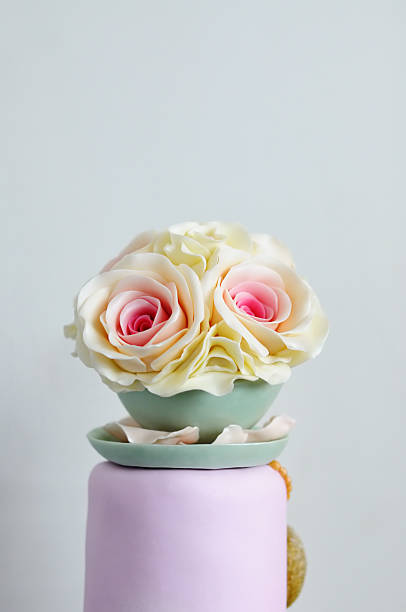 Top of wedding cake