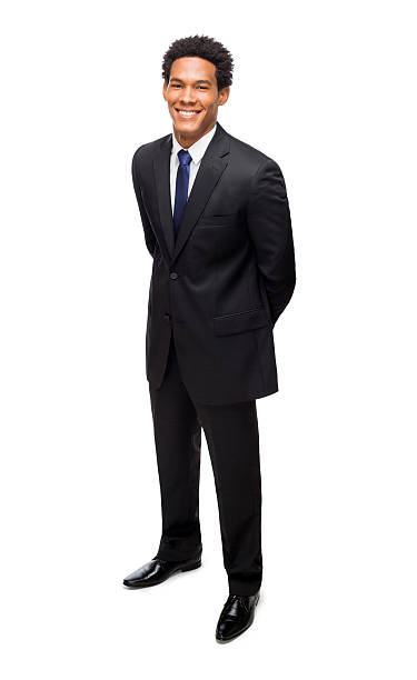 istock Young latin business executive full body 482508785